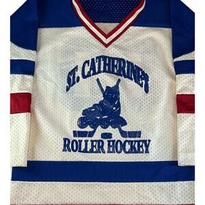 Vintage St. Catherine’s Roller Hockey Jersey Size Youth L Fits Adult M 18”x28”